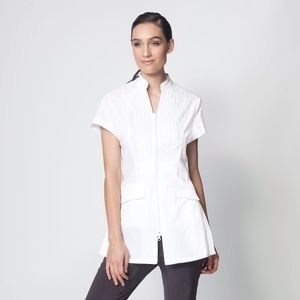 Noel Asmar White Dolce Tunic M for estheticians, massage therapist